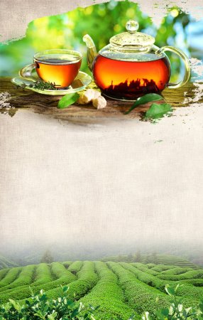 Фон для чайного меню