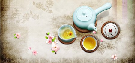 Фон для чайного меню