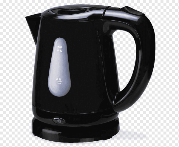 Электрочайник на белом фоне