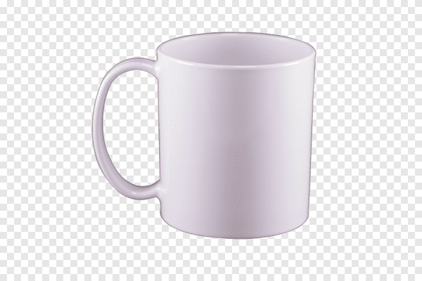 Кружка белая без фона