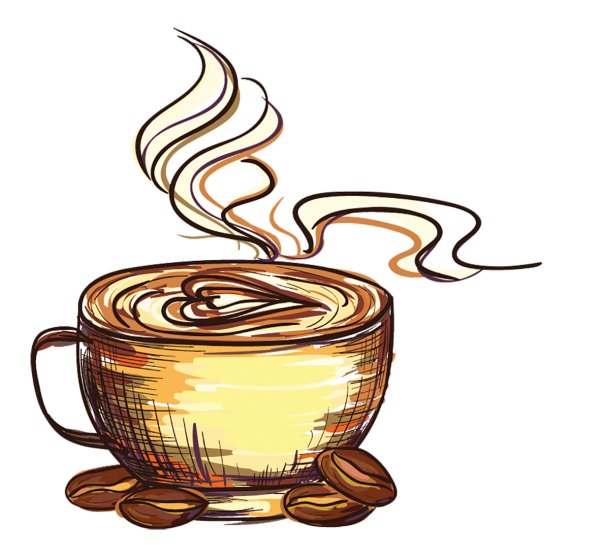 Чашка кофе рисунок