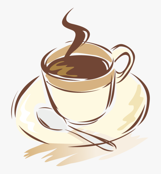 Кофе на белом фоне