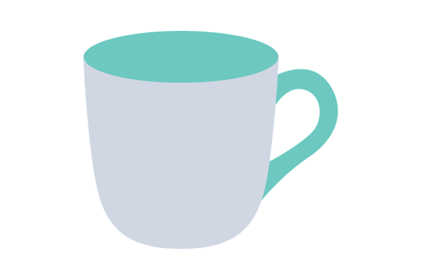 Чашка для детей на прозрачном фоне