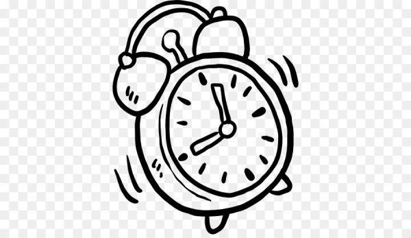 Стикер будильник