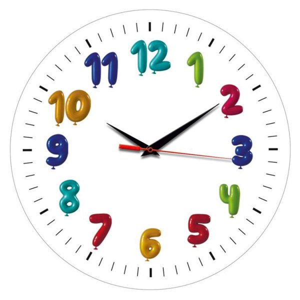 Часы для детей на прозрачном фоне