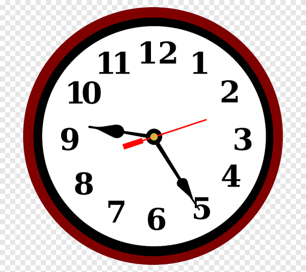 Часы картинка для детей на прозрачном фоне