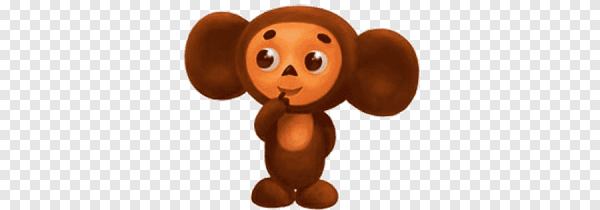 Чебурашка без фона