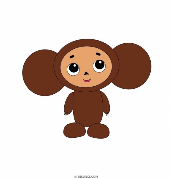 Чебурашка рисунок