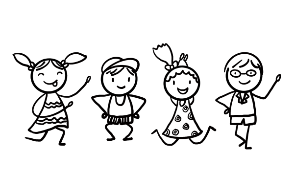 Школьные рисунки мелом на прозрачном фоне