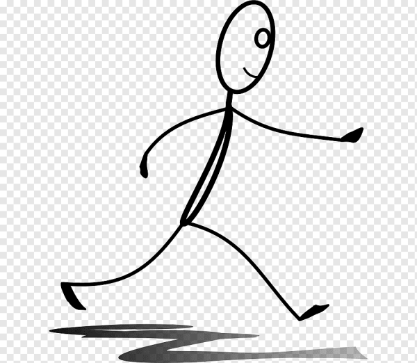 Шагающий человечек