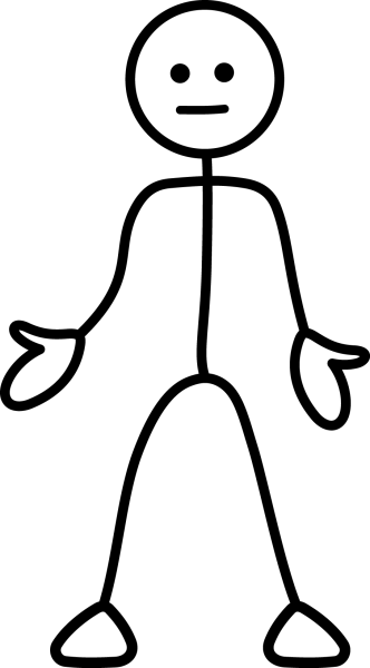 Нарисованный человечек