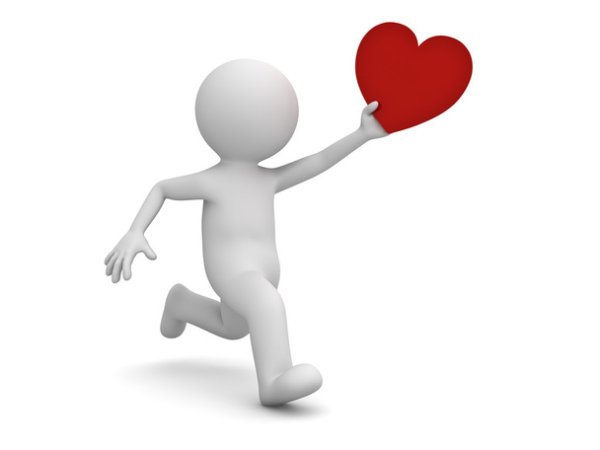 Человечек с сердцем