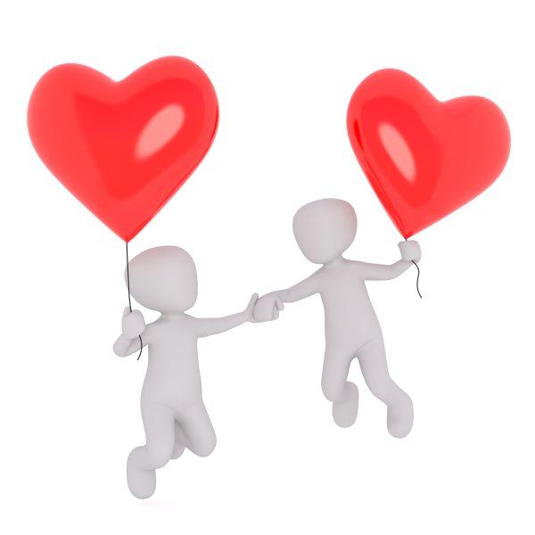 Белые человечки любовь