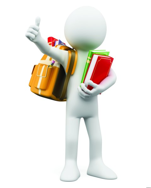 Человечек студент