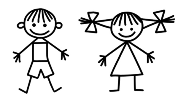 Схематичные рисунки для детей