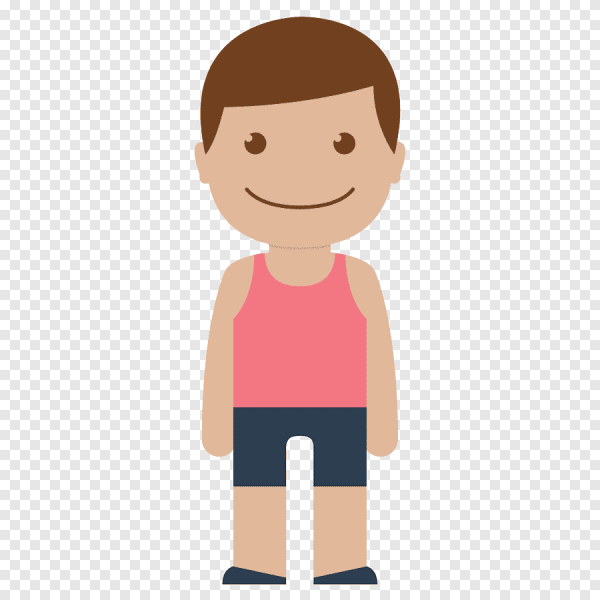 Человек мультяшный без фона