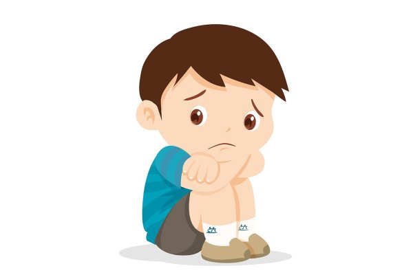 Грустный мультяшный