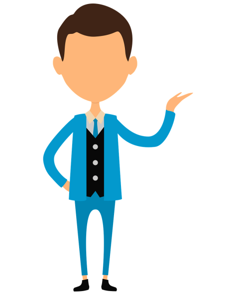 Человек для презентации