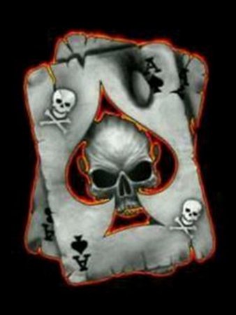 Смерть с игральными картами