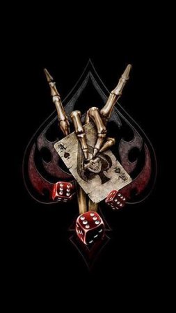 Туз с черепом