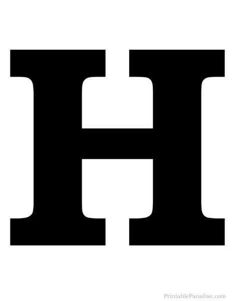 Буква h