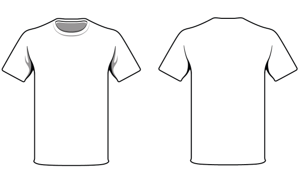 Белая футболка макет