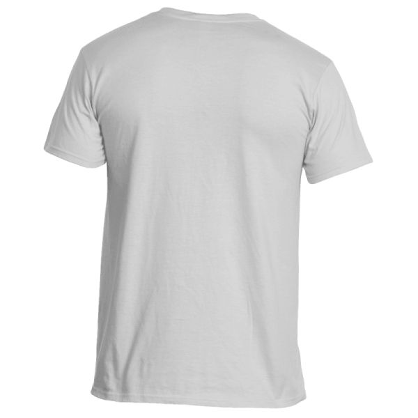 Белая футболка с двух сторон