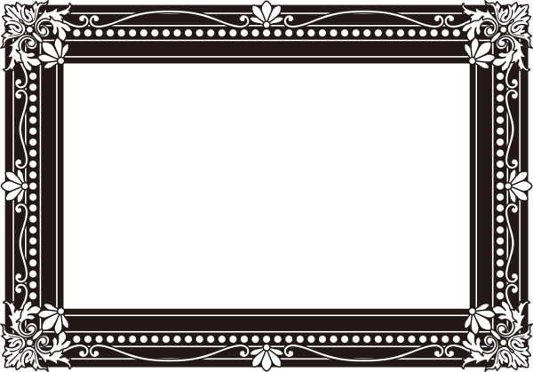 Красивая черная рамка