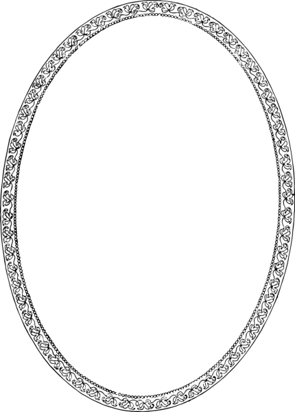 Окантовка на овал
