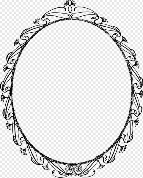 Виньетка овал