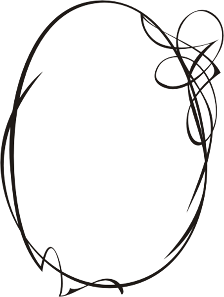 Рамки для виньеток овальные