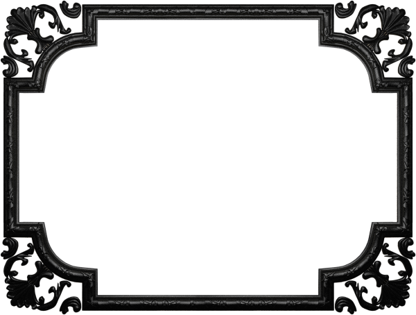 Рамки для фотографий черно белые