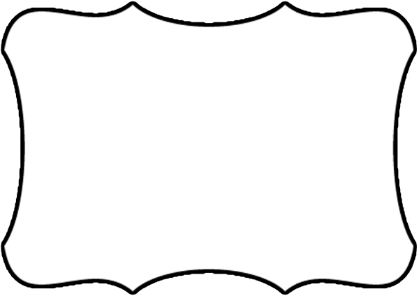 Рамка для надписи трафарет