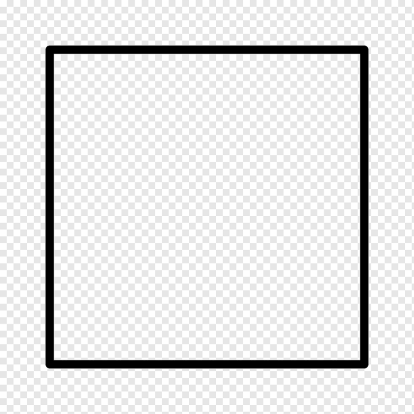 Черная квадратная рамка