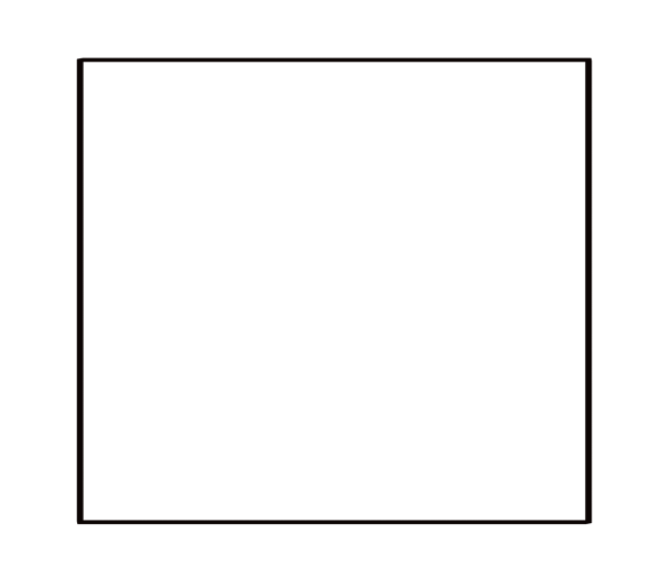 Черная квадратная рамка