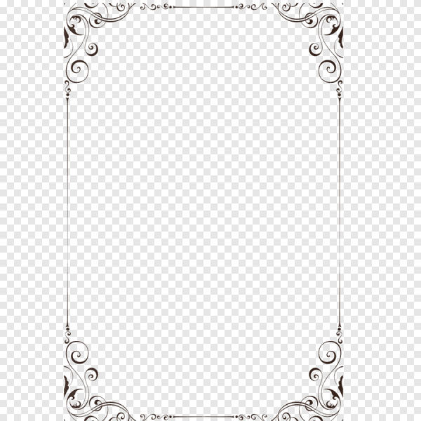 Белая Узорная рамка