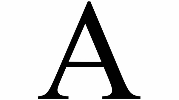 Значок инс ашрама в шрифте