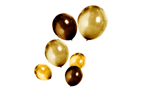 Шары на прозрачном фоне