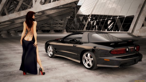 Автомобили и девушки HD