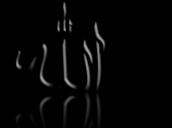 Allah в черном фоне