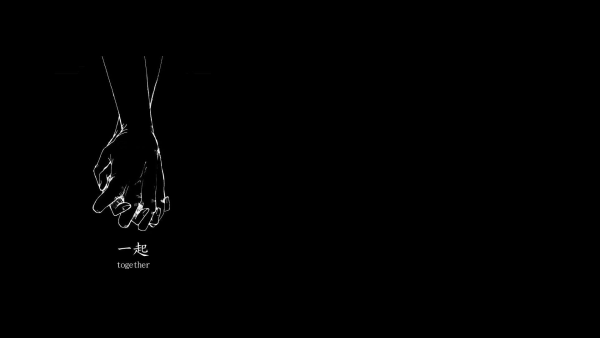 Надписи на черном фоне