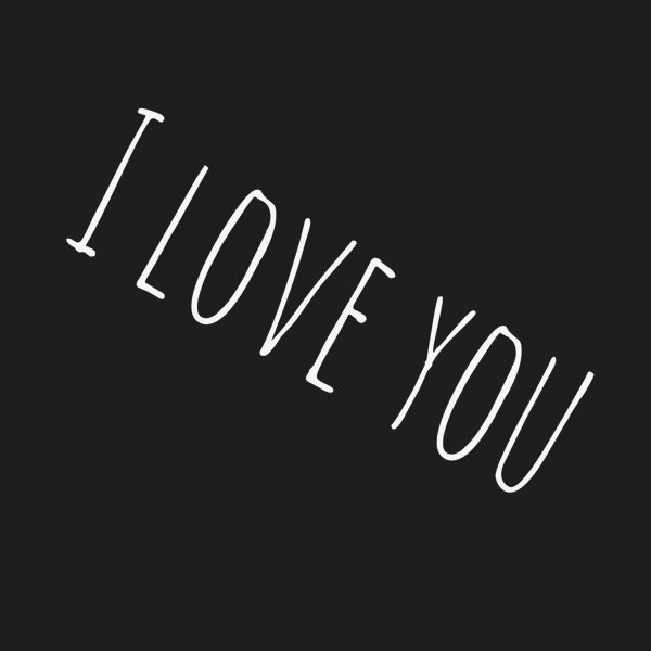 Надписи на черном фоне