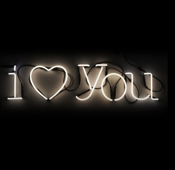 Надпись i Love you