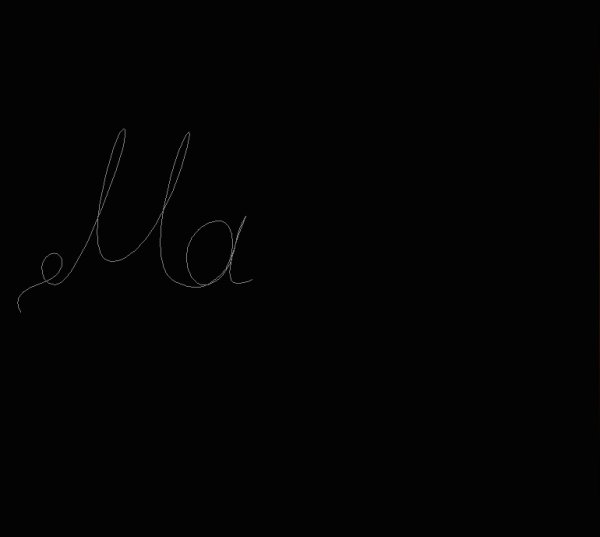 Мама на черном фоне