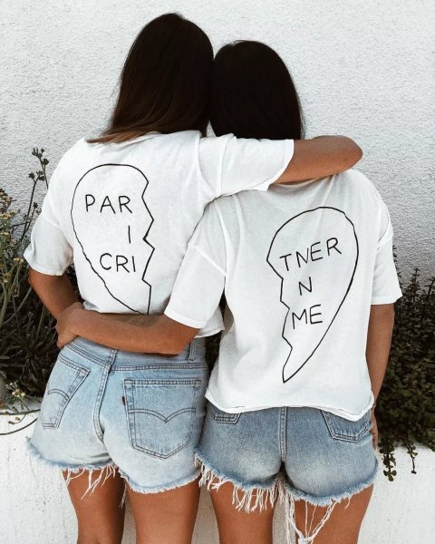 Парные рисунки для подруг