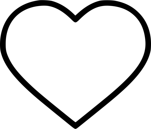 Белое сердечко