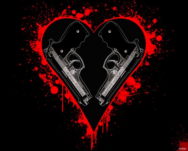 Чёрное разбитое сердце