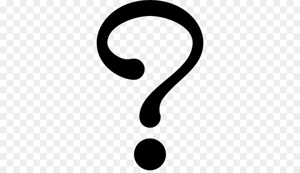 Вопрос на белом фоне