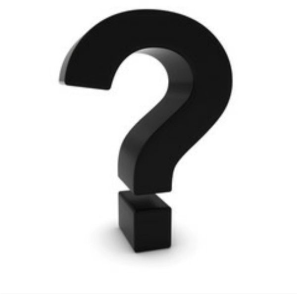 Вопросительный знак объемный