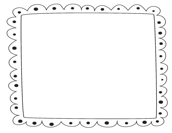 Раскраски рамочки